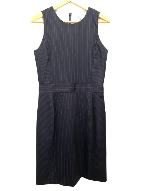 Brooks Brothers Dresses & Skirts - Brooks Brothers Red Fleece Navy Pinstripe Wool Blend Sheath Dress Women's Sz 4